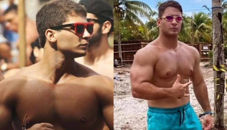 Igor Cabral, de 29 anos, em duas fotos; homem deu 61 socos na namorada e a deixou desfigurada.