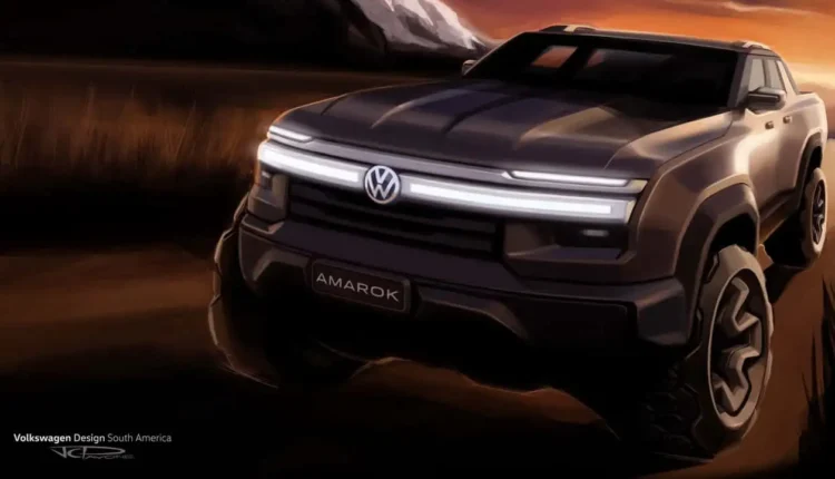 Nova geração da Volkswagen Amarok terá versão híbrida a partir de 2027