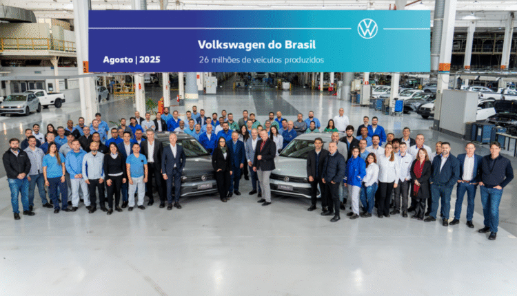Volkswagen atinge 26 milhões de veículos produzidos no Brasil