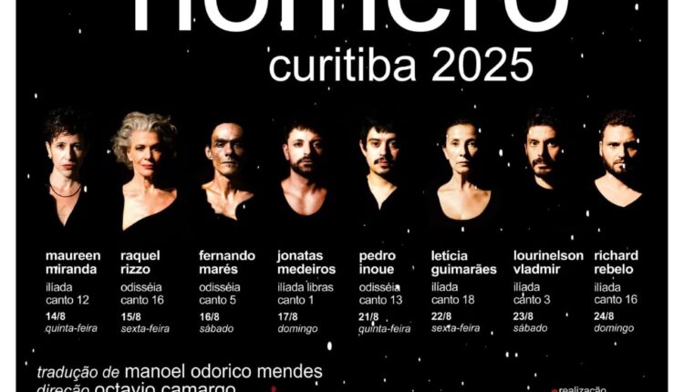 Festival Homero Curitiba 2025 estreia com oito artistas paranaenses em cena