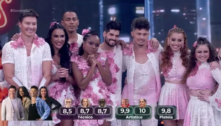 Grupo A na Dança dos Famosos 2025. Foto: Globo