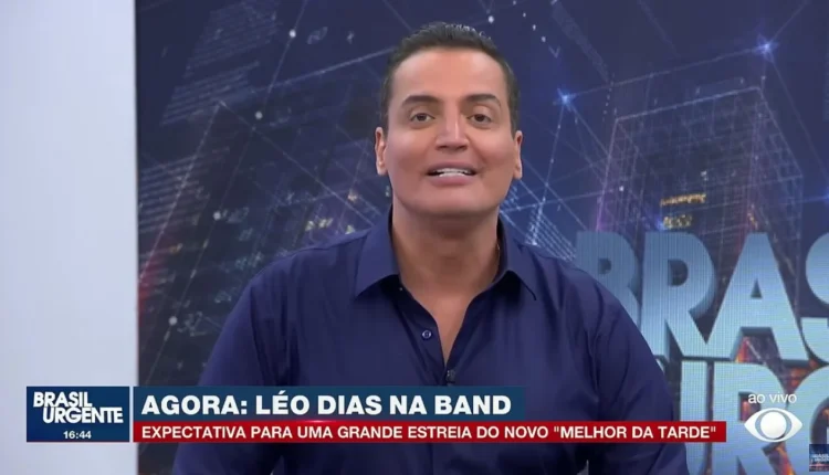 Leo Dias no Brasil Urgente. Foto: Reprodução/Band