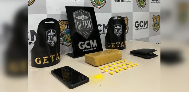 Guarda Municipal apreende maconha e droga sintética em PG