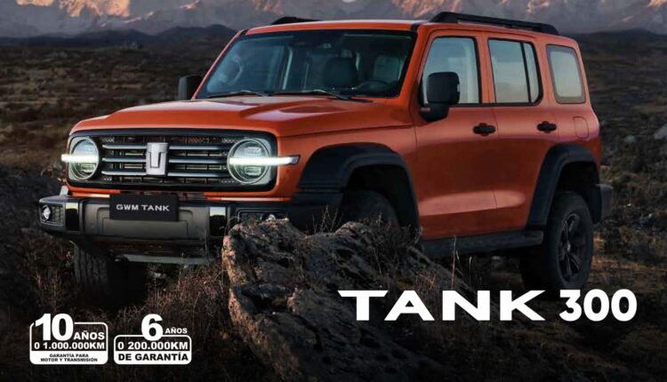 Na Argentina, GWM Tank 300 tem garantia de 1 mi de km, ou 10 anos