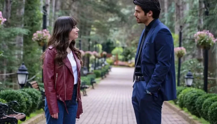 Nazli (Özge Gürel) e Ferit (Can Yaman) em Dolunay. Foto: Divulgação
