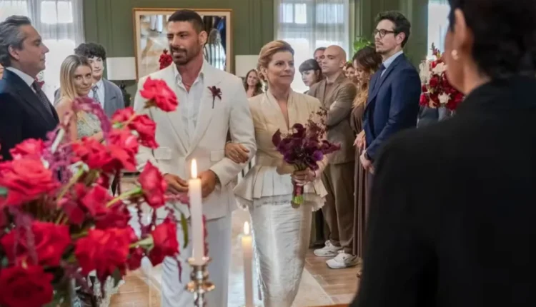 Casamento de Odete e César em Vale Tudo. Foto: Divulgação/Globo