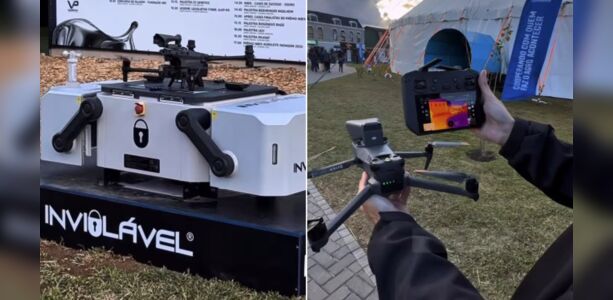 Drone de alta capacidade garante maior segurança em PG