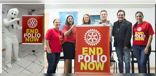 Rotary Club de Ponta Grossa apoia campanha contra Poliomielite