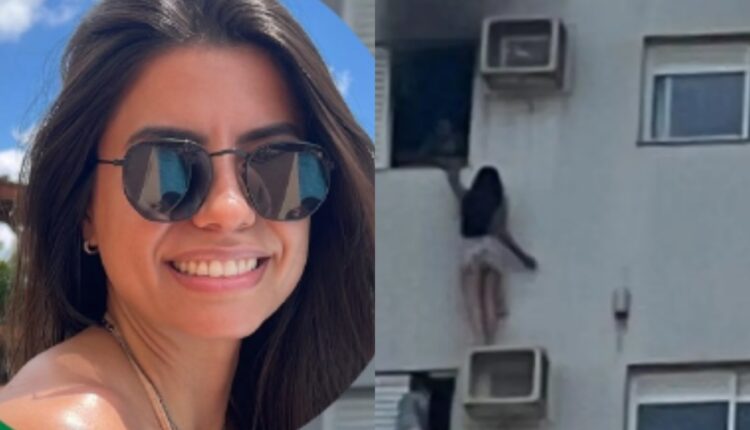 Jovem advogada ficou pendurada em ar condicionado durante o incêndio em Cascavel