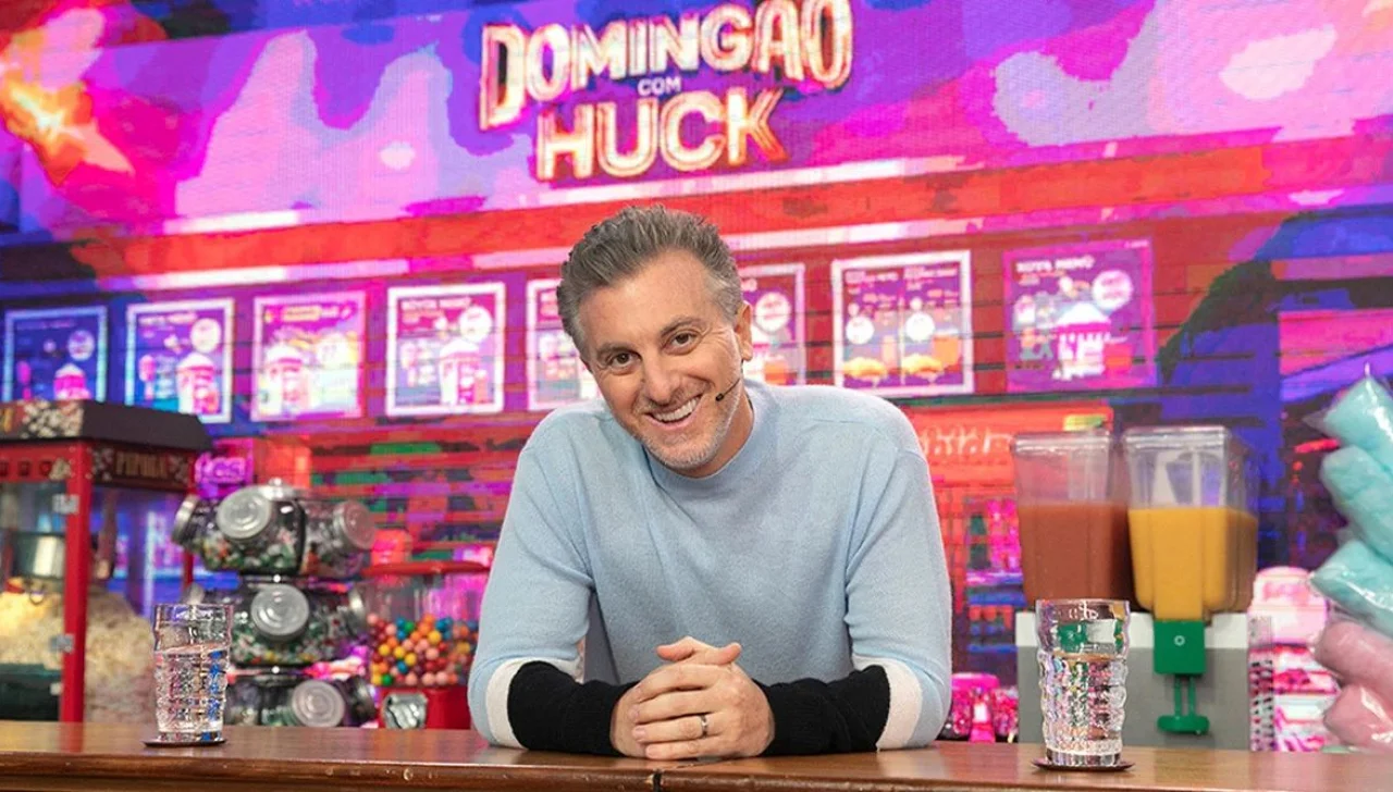 Luciano Huck apresenta o Domingão. Foto: TV Globo