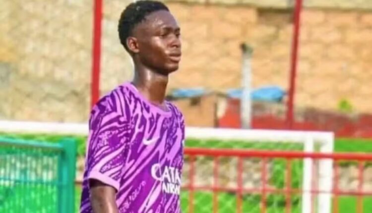 Jogador de futebol morto