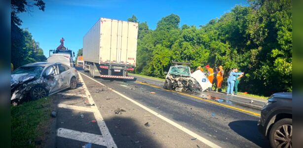 Primeira-dama de Honório Serpa fica gravemente ferida após acidente em Palmeira