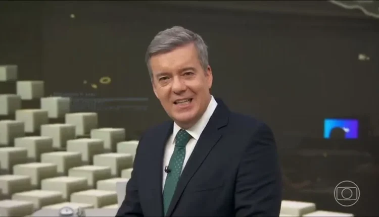 Roberto Kovalik apresenta o Jornal Hoje. Foto: TV Globo 