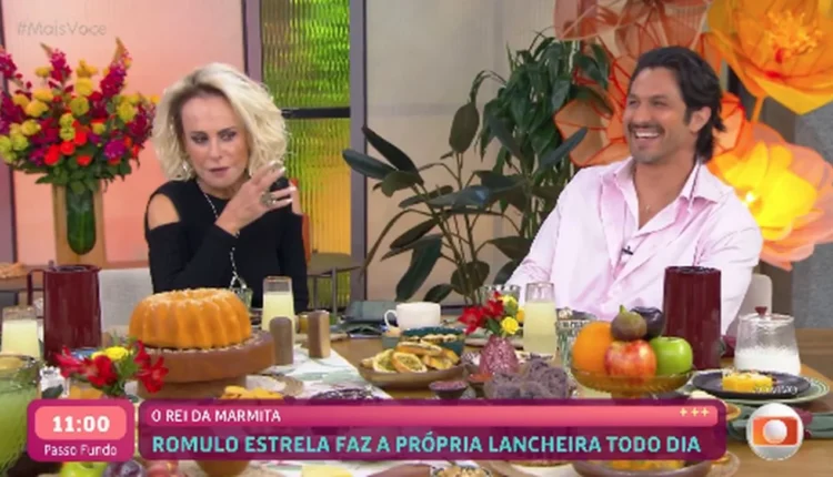 Romulo Estrela participou do Mais Você. Foto: TV Globo