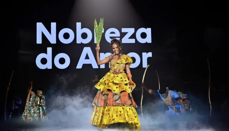 Duda Santos no Upfront 2026. Foto: Renato Pizzutto/Globo