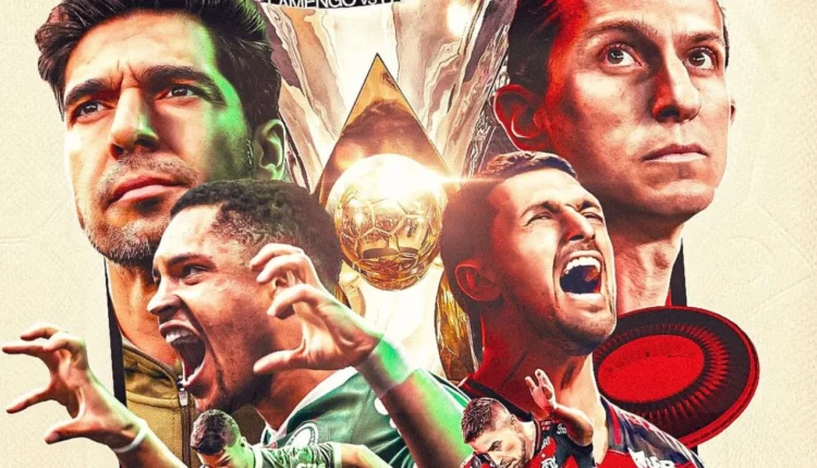Palmeiras vs Flamengo. Foto: Reprodução