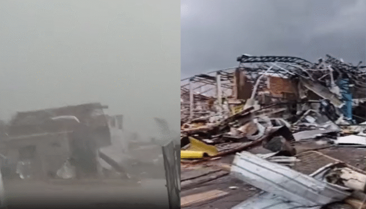 Temporal no Paraná provocou estragos em municípios, como Rio Branco do Iguaçu