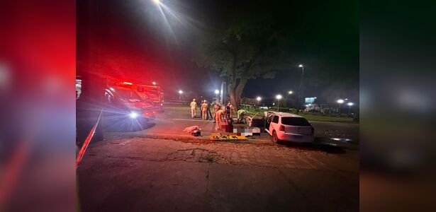 Veja estado de carro após acidente que deixou um homem morto em PG