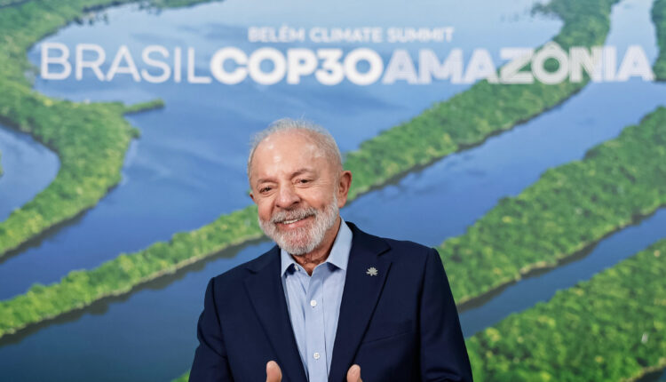 Presidente da República, Luiz Inácio Lula da Silva, durante a recepção oficial dos Chefes de Delegação da Cúpula do Clima (COP30). Parque da Cidade – Belém (PA)