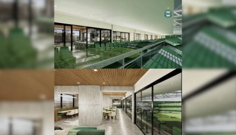 Prospecto do novo camarote do Coritiba