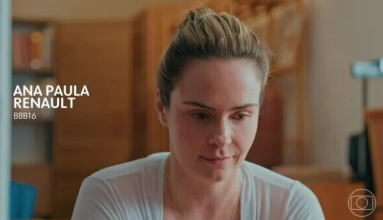 Ana Paula Renault. Foto: Reprodu&ccedil;&atilde;o/Globo
