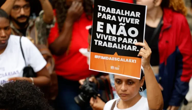 protesto pelo fim da escala 6x1