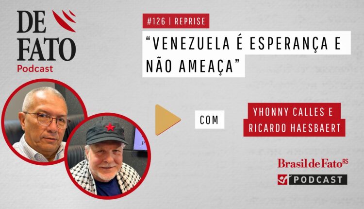 ‘Venezuela é esperança e não ameaça’, afirma Yhonny Garcia Calles, do Movimento de Amizade Solidariedade Venezuela/Cuba