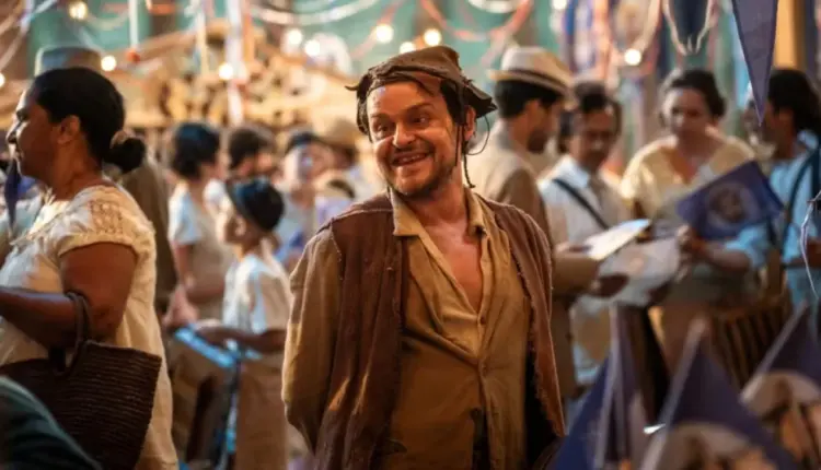 Matheus Nachtergaele como João Grilo em 'O Auto da Compadecida 2'. Foto: Laura Campanella/Divulgação