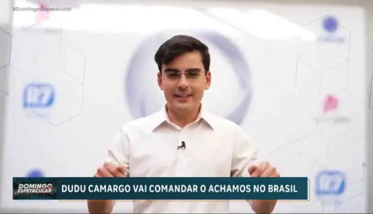 Dudu Camargo. Foto: Reprodu&ccedil;&atilde;o/Record