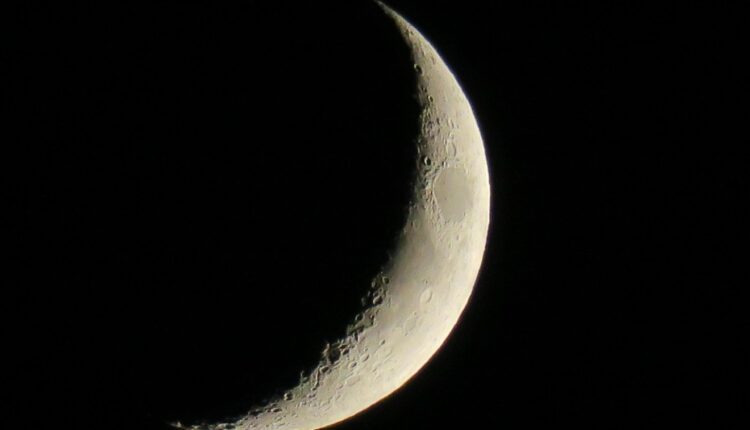 Imagem ilustrativa da lua minguante.