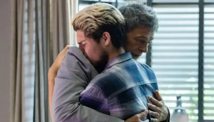 Rogério (Eduardo Moscovis) e Raul (Paulo Mendes). Foto: Divulgação